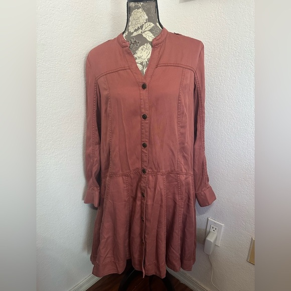 Anthropologie Holding Horses Mariona Mauve shirtdress - Size 6 NWT - Picture 2 of 8